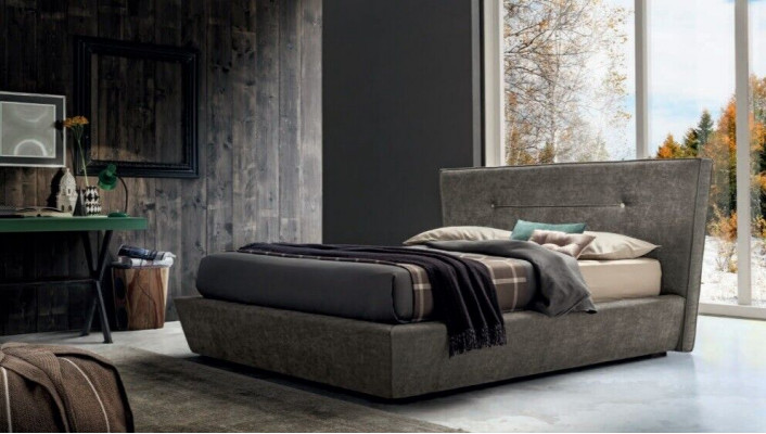 Designer Bett Schlofkummer Lieder Stoff Hotel Luxus Samett Polster