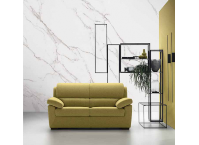 Moderne Stil Sofa Italien 2-Sëtzer Textil Holzrahmen Wunnzëmmer Canapé Sofa alfitalia