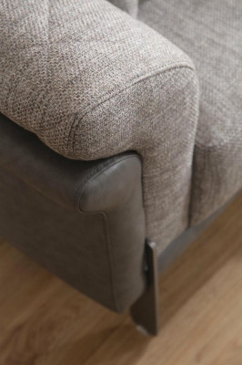 TV Schaf Lowboard RTV Miwwel Canapé 3 Sëtzer 2x Dësch fir de Living Zëmmer Fernsehwand