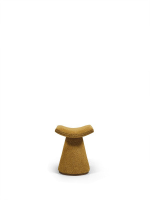 Fousshocker Hocker Polsterhocker Sëtzhocker Ottomane Hocker Textil Sëtz