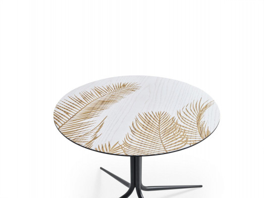 Designer ronne Couchtisch Miwwelstéck fir d'Wunnzëmmer Kaffisdësch Dësch Niewendësch