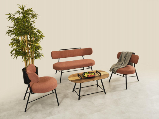 Kaffisdësch Couchtisch Wunnzëmmer Braun Luxus Couchtisch Design