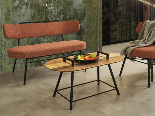 Kaffisdësch Couchtisch Wunnzëmmer Braun Luxus Couchtisch Design