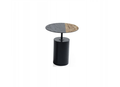 Ronnt Niewentisch Couchtisch Design Holz Schwaarz Wunnzëmmer Dësch
