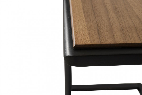 Couchtisch Kaffisdësch Niewendësch Design Braun Wunnzëmmertësch