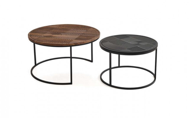 Couchtisch Kaffisdësch Design Miwwelen Dësch Wunnzëmmerdësch Schwaarz