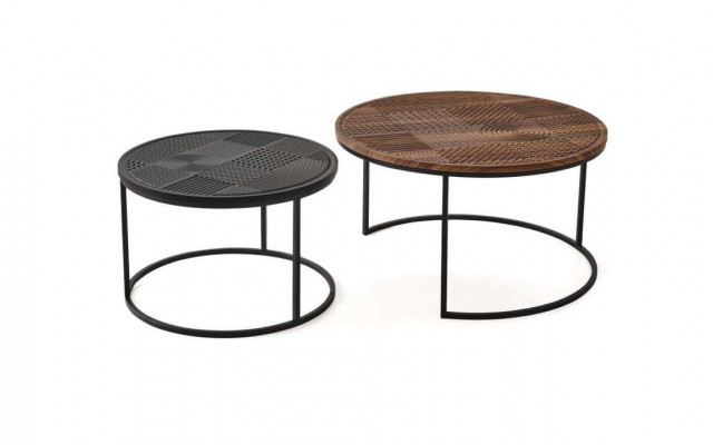 Couchtisch Kaffisdësch Design Miwwelen Dësch Wunnzëmmerdësch Schwaarz