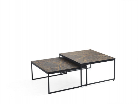 Couchtisch Luxus Niewentisch Miwwelen Holz Modern Wunnzëmmer Design