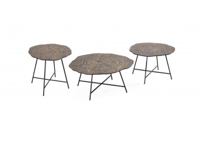 Couchtischen, Wunnzëmmerdësch, Dëscher, Hofdëscher, Kaffisdëscher, 3 Stéck.