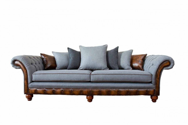 Canapé Stoff Canapéen Stoff Canapé Wohnzimmerdesign 4-Sëtzer Nei