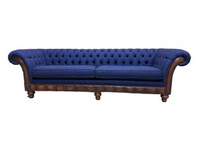 Moderne Sofa Chesterfield 4 Sëtz Luxus Sofas Stoffsofa Wunnzëmmer Canapé Neit