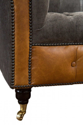 Sofa 4 Plazen Chesterfield Luxus Couch Grouss Couchen Polster 300cm Design