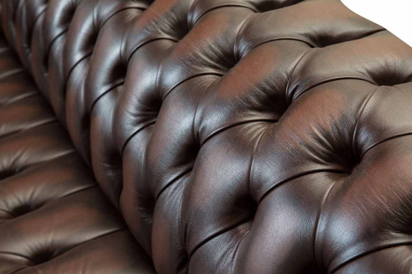 Chesterfield 4-Sëtzer Lieder Wunnzëmmer Design Couchen Sofa Miwwelen Nei