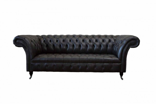 Chesterfield Design Luxus Polster Canapé Modern Couch Sëtz Lieder Liederkanapé