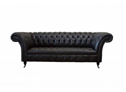 Chesterfield Design Luxus Polster Canapé Modern Couch Sëtz Lieder Liederkanapé