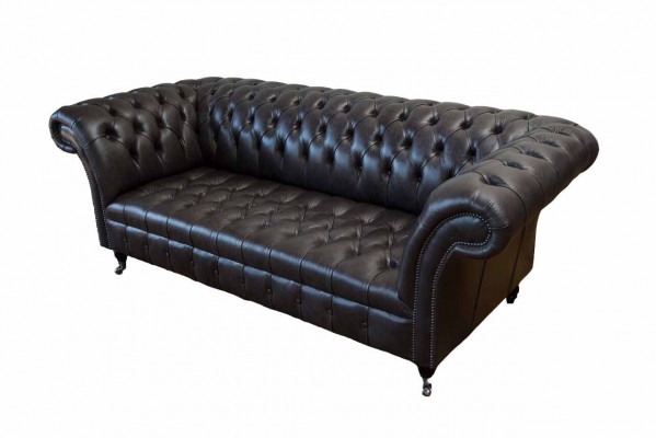 Chesterfield Design Luxus Polster Canapé Modern Couch Sëtz Lieder Liederkanapé