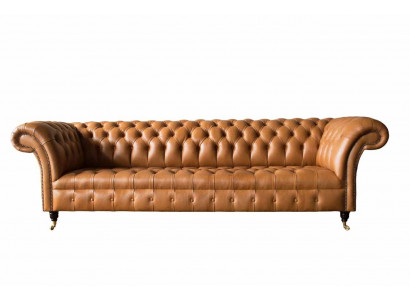 Ledercouch Chesterfield 4 Sëtz Couchen Luxus Lieder Couchen Polster Wunnzëmmer