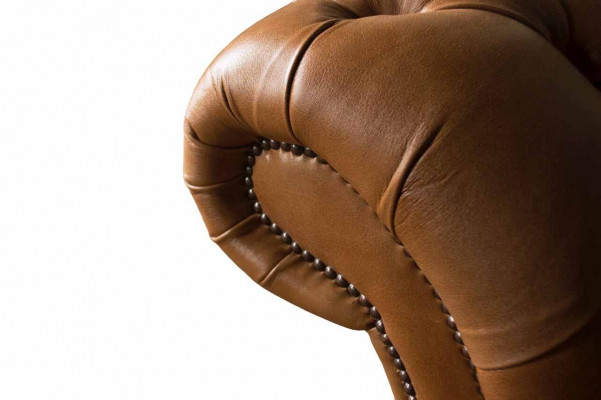 Ledercouch Chesterfield 4 Sëtz Couchen Luxus Lieder Couchen Polster Wunnzëmmer