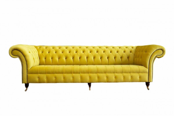 Sofa Véiersëtzer Chesterfield Design Sofas Miwwelen Wunnzëmmer Canapé Polster