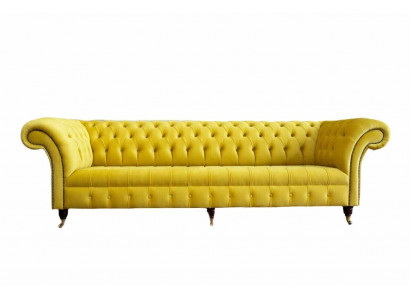 Sofa Véiersëtzer Chesterfield Design Sofas Miwwelen Wunnzëmmer Canapé Polster