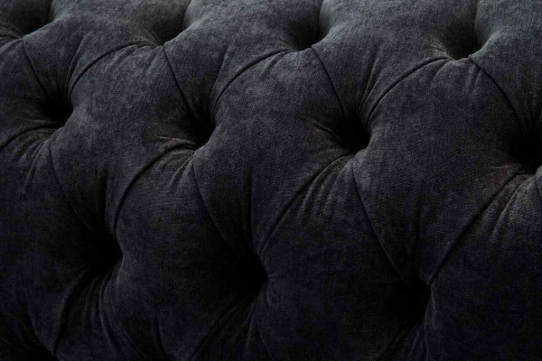 Design Canapé 4 Sëtz Polster Luxus Klassesch Textil Chesterfield Canapéen