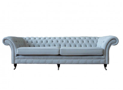 Wunnzëmmer Sofa 4 Sëtzer Luxus Designer Couch Polstersofa Modern