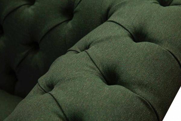 Sofa 4 Plaz Gréng Wunnzëmmer Modernen Design Polster Stëbs Luxus