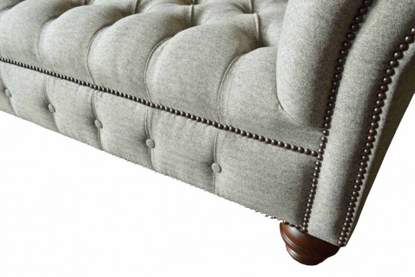 Dräisëtzer Design Sofa 3 Sëtzer Couchen Gro Polster Sofasen Miwwelen Nei