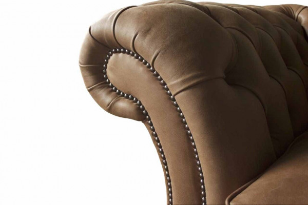 Chesterfield Sofa Design Luxus Lieder Polster Klassesch Sofa 3 Sëtzer