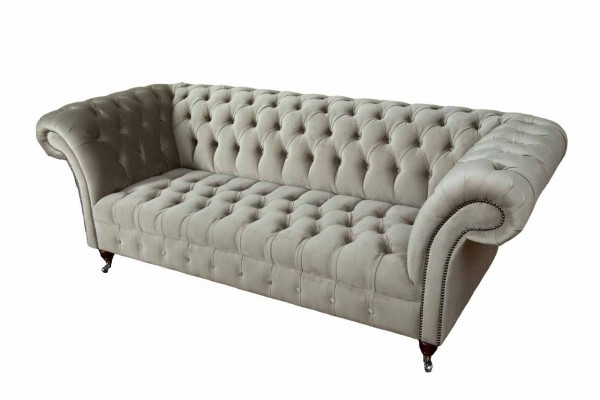 Chesterfield Sofa 3 Sëtz Polstersofas Sofen Couch Dräisëtzer Gro Nei
