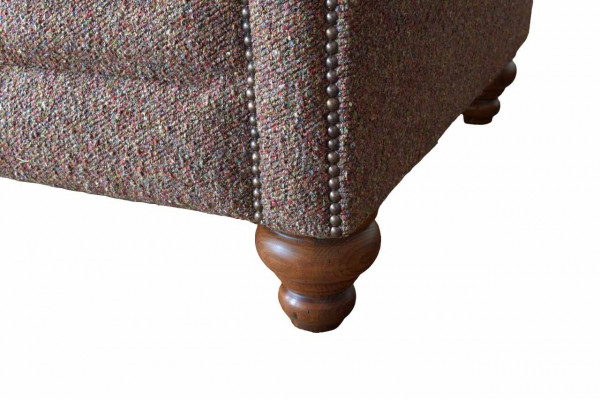 Grouss Chesterfield engleschen klassesche Stil Sofa Couch 3 Sëtz Këssen 230cm