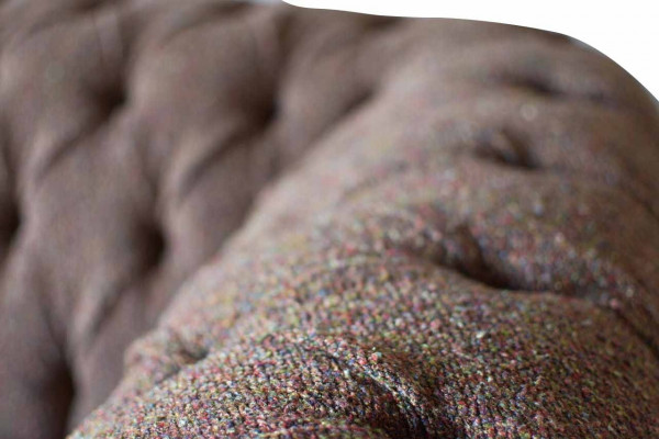 Grouss Chesterfield engleschen klassesche Stil Sofa Couch 3 Sëtz Këssen 230cm