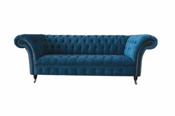 Dreisëtzer Couch Polster Chesterfield Sofa Design Sofas Couchen Textil