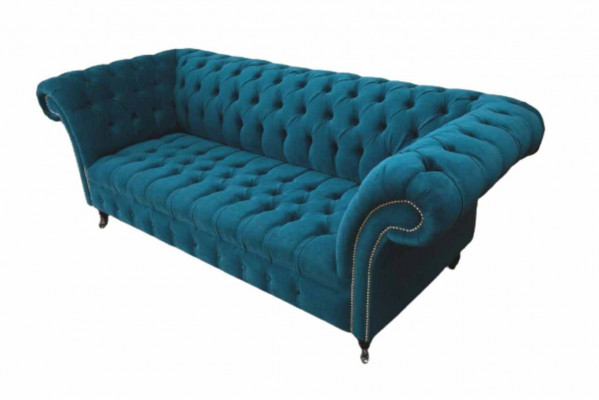 Dreisëtzer Couch Polster Chesterfield Sofa Design Sofas Couchen Textil