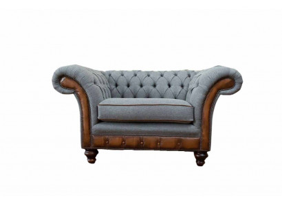Sessel Design Relax Textil Lounge Luxus Gro Polster Sëtzer Chesterfield