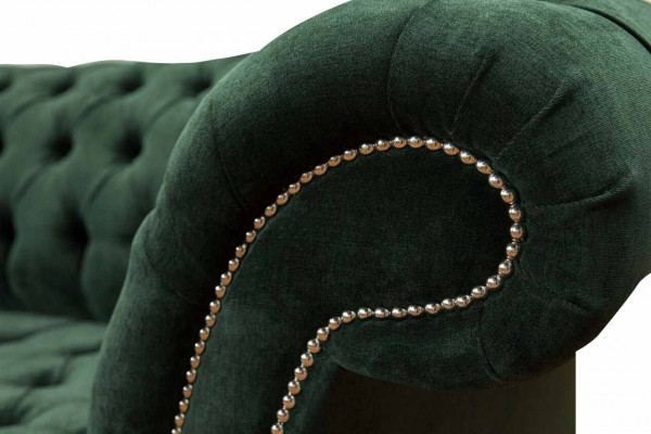 Luxus Dräisëtzer Gréng Sofa 3 Sëtzer Sofa Sëtz Design Miwwelen Couchen