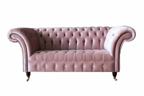 Chesterfield Zwee-Sëtzer 2 Sëtz Couch Polster Sëtz Sofa Couchen Design