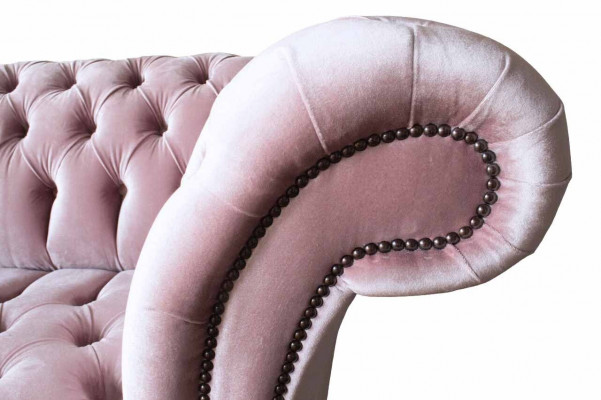 Chesterfield Zwee-Sëtzer 2 Sëtz Couch Polster Sëtz Sofa Couchen Design