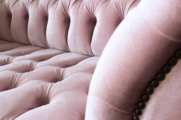 Chesterfield Zwee-Sëtzer 2 Sëtz Couch Polster Sëtz Sofa Couchen Design