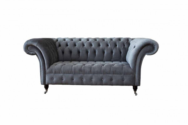 Chesterfield Sofa 3 Sëtzer Luxus Canapé Wunnzëmmer Sofas Gro Stoffcanapé