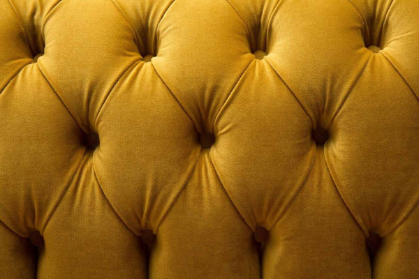 Canapé 2 Sëtzer Canapé Polster Canapé Textil Stoff Chesterfield Canapéen Nei
