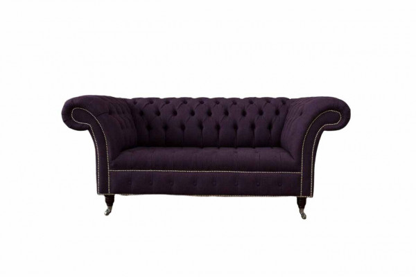 Canapé Këssen Canapéen Nei Canapé 2 Sëtzer Design Chesterfield Stoff Couch
