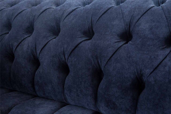 Chesterfield Design Canapé 2 Platzen Polster Blo Canapéen Couchen Nei
