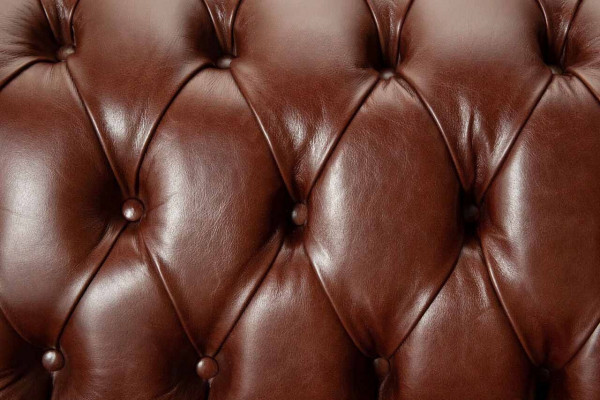 Chesterfield Canapé Polster Lieder Sofaen Couche Braun Zweisëtzer Nei