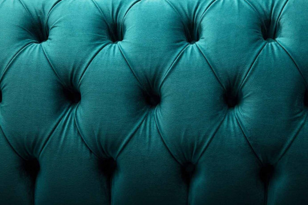 Sofa 2 Sëtzer Design Sofas Polstersofaen Textil Chesterfield Sëtz