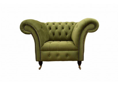 Chesterfield Design Sëtz Canapé Polster Luxus Stoff Couchen Einsëtzer