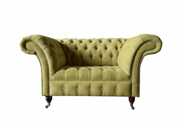 Chesterfield Fotel Stoff Designt Sofa Stoff Couch Sofas Polster Gro Neien
