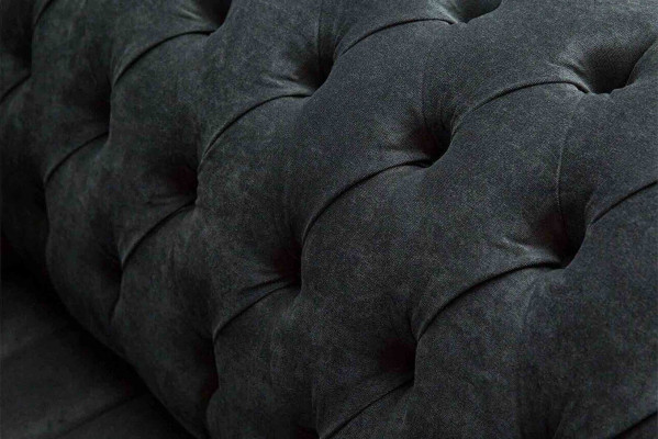 Chesterfield Design Sofa Sessel Polster Luxus Textil Couchen 1 Sëtz