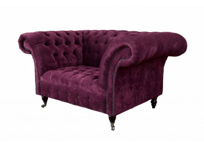 Sessell Oueresessel Luxus 1 Sëtzer Eensëtzer Polster Design Stoff Modern