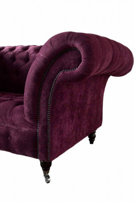 Sessell Oueresessel Luxus 1 Sëtzer Eensëtzer Polster Design Stoff Modern